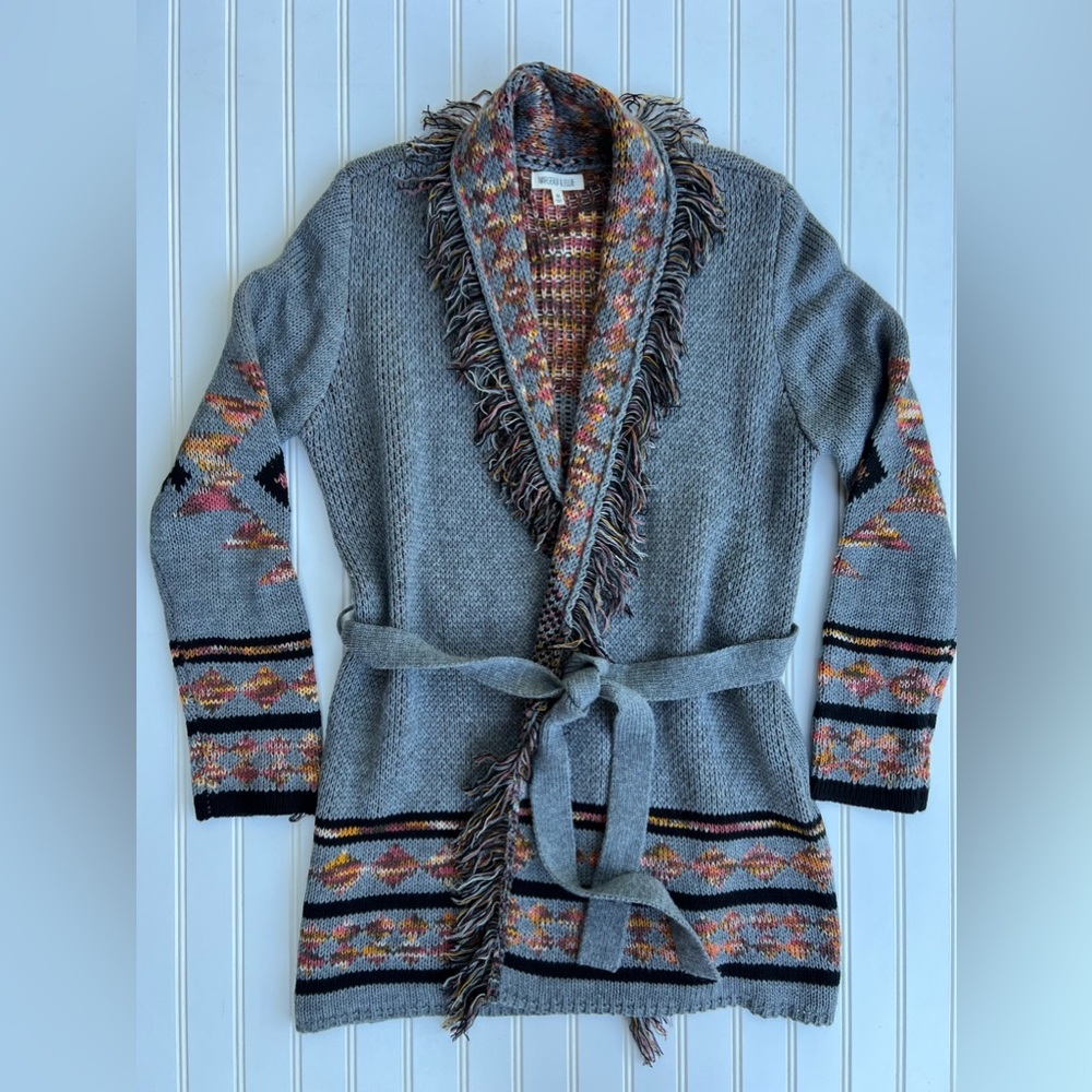 Margeaux & Ellie Colorful Open long cardigan size Medium